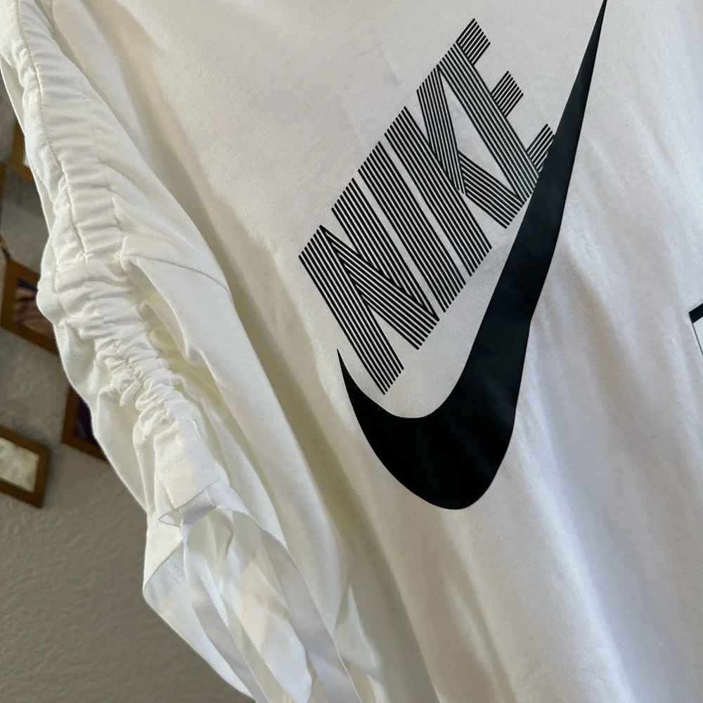 NWT Nike Black Ribbon Shorts and White Ribbon T-Shirt Set